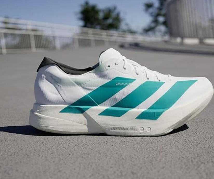 Men’s Premium White & Teal Sports Running Shoes | Lightweight
