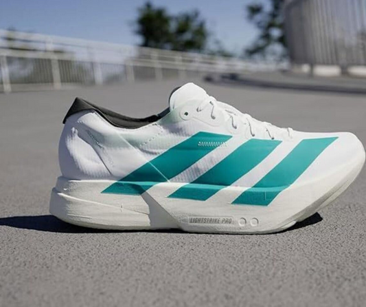 Men’s Premium White & Teal Sports Running Shoes | Lightweight