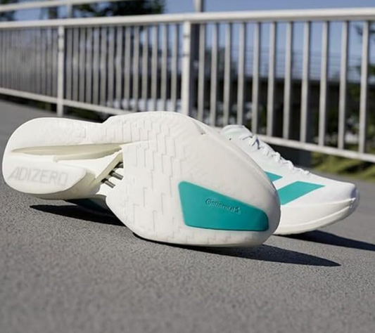 Men’s Premium White & Teal Sports Running Shoes | Lightweight