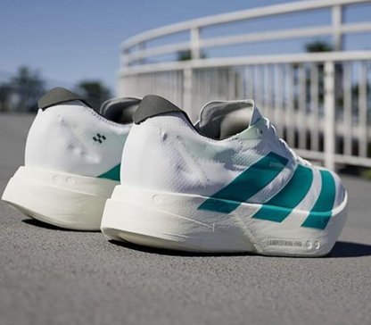 Men’s Premium White & Teal Sports Running Shoes | Lightweight