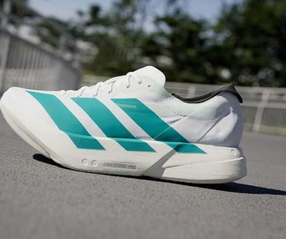 Men’s Premium White & Teal Sports Running Shoes | Lightweight