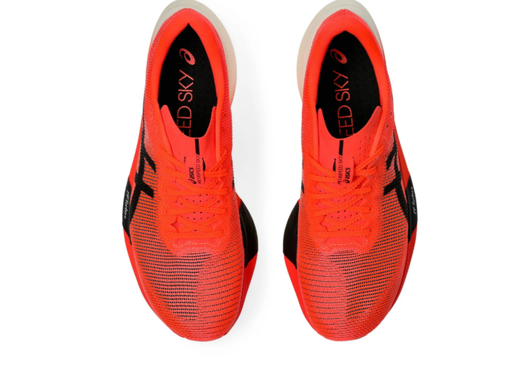 Men’s Neon Orange Performance Running Shoes | Ultra Lightweight Sports